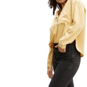 Everlane Yellow Button Down Shirt